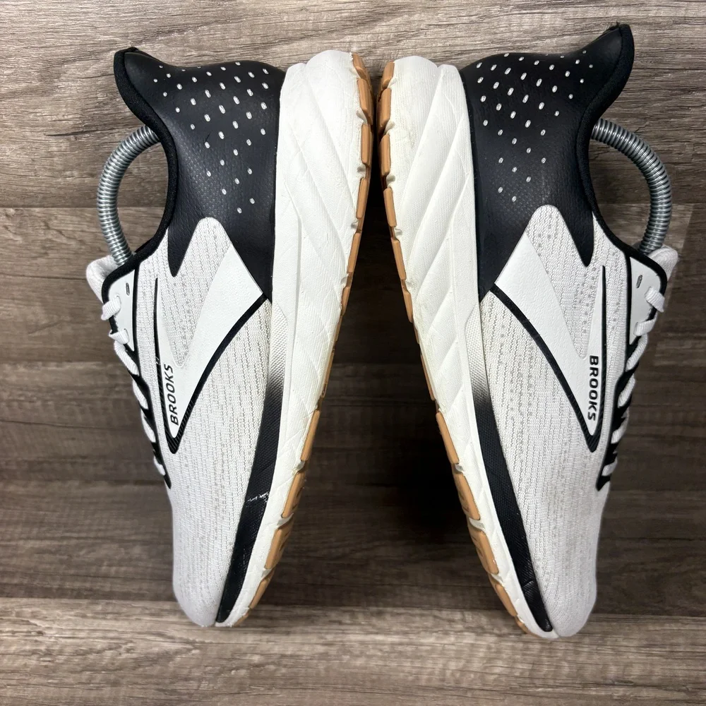 Brooks Anthem 7 White Black Mens US Size 10 EUR 44 1104391D121 Running Shoes